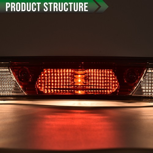 Solid Spare Fit For 2015-2020 Ford F150/17-21 F250 F350 F450 Ranger LED 3rd Brake Tail Light