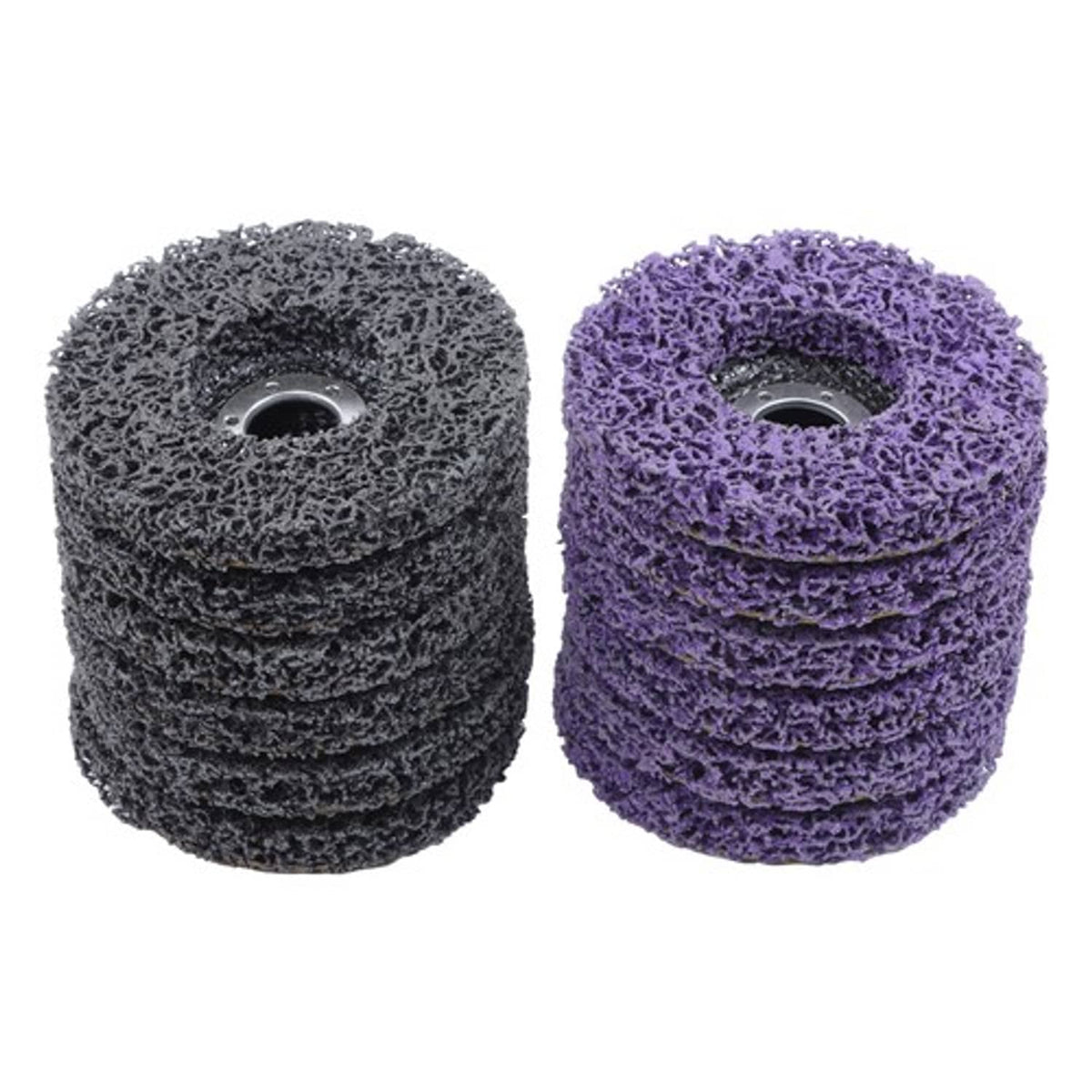 Solid Spare Discs Set (6 Black, 6 Purple) 12 Pack: 4-1/2" x 7/8" Diamond Grinding Wheel