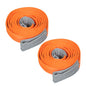 Solid Spare 18800 lbs 2Inch x 10FT Polyester Lift Sling Straps for Hoist, Towing Set of 2