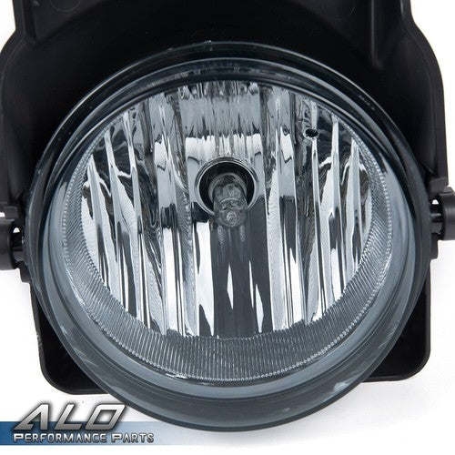 Solid Spare Bumper Fog Lights Left+Right Fit For 2003-2006 GMC Sierra 1500 2500 3500 Pickup