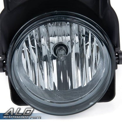 Solid Spare Bumper Fog Lights Left+Right Fit For 2003-2006 GMC Sierra 1500 2500 3500 Pickup