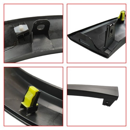 Front Wheel Opening Molding Textured Black Left Side For 2019-2022 Honda HR-V