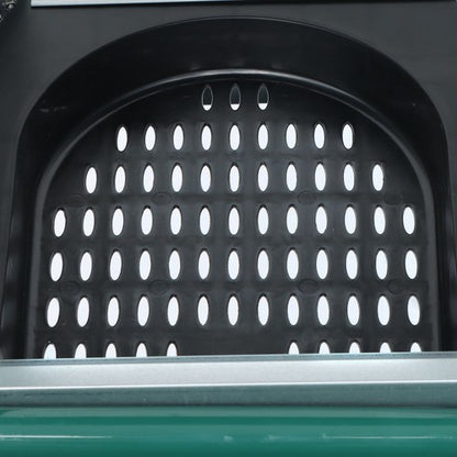 Solid Spare For Chicken Nest Box Green Chicken Nesting Box With Metal Legs Roll Away 3 Holes
