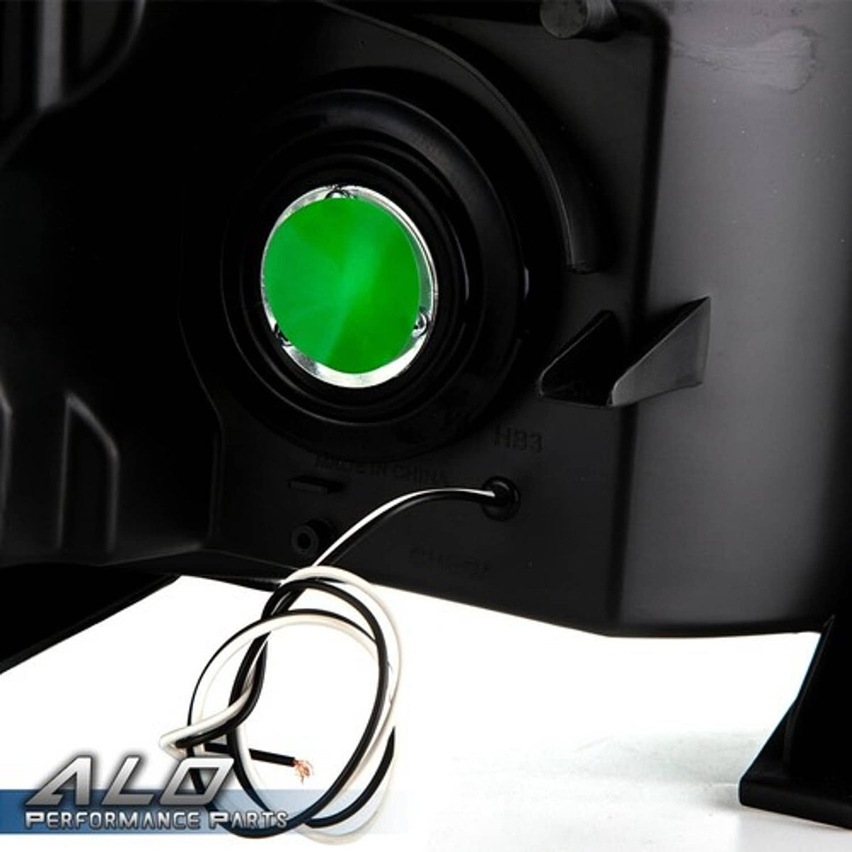 Solid Spare Fit For 07-14 Chevy Silverado Amber Corner Black Housing LED DRL Headlights