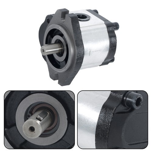 Solid Spare 5/8" Keyed Shaft,Hydraulic Gear Pump 1-4 GPM SAE A-2 Bolts CCW Cast Iron Flange