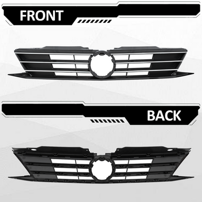 For 2015 2016 2017 2018 VW Volkswagen Jetta Front Bumper Chrome Grille Grill