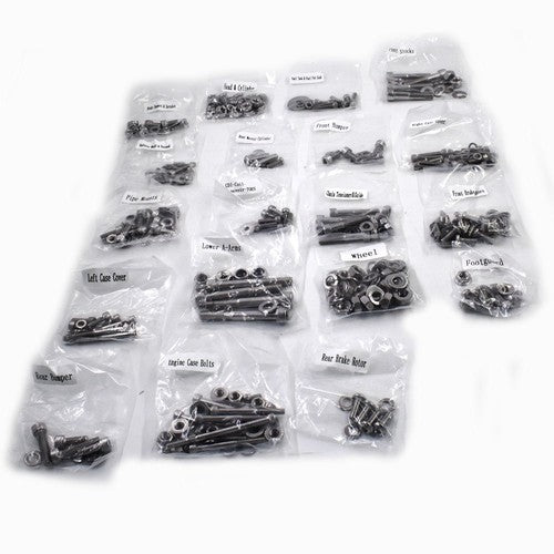 Solid Spare For YAMAHA YFZ350 BANSHEE STAINLESS STEEL ATV BOLT SCREW KIT SET 659 PIECE NEW