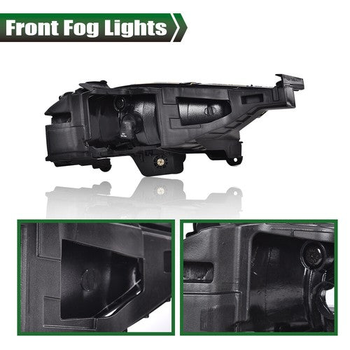 Solid Spare Fit For 2011-2013 Hyundai Sonata Yellow Front Bumper Fog Lights Driving Lamps
