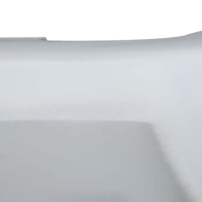 Solid Spare Chrome Rear Bumper End Cap Driver Side W/o Sensor Hole For Ford Ranger 2019-2023