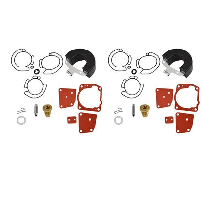 Solid Spare V4 V6 90 100 115 150 175 HP For Johnson Evinrude Carburetor Carb Rebuild Kit x2