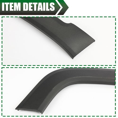 Solid Spare Fit For 2015-2023 Jeep Renegade Front Left Wheel Molding Fender Flare Textured