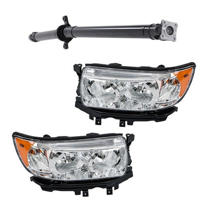 Solid Spare For 06-08 Subaru Forester Halogen Headlight Assembly LH+RH Driveshaft Prop Shaft