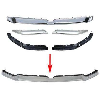 For 2019-2024 Dodge Ram 1500 Front Upper Chrome Grille Molding Trim 6BT13SZ0AJ