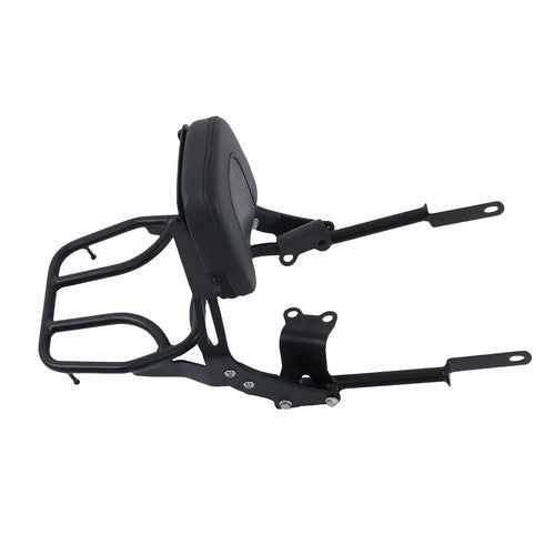 Solid Spare Backrest Sissy Bar w/ Luggage Rack For Bonneville T100 T120/Black 2016-24 US