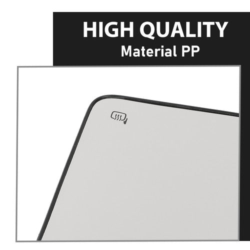 Solid Spare Fit For 08-16 Ford F250 F350 F450 Super Duty Upper Heated Tow Mirror Glass Left