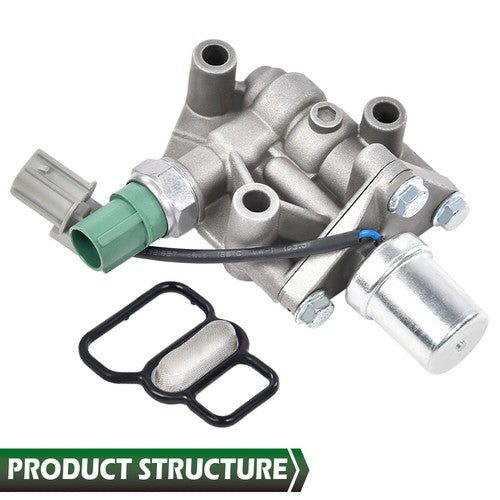 Solid Spare Fit For 96-00 Honda Civic D16Y8 1.6L VTEC Solenoid Spool Valve w/ Gasket