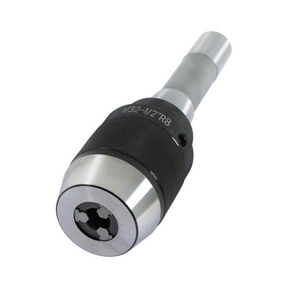 Solid Spare 1/32" - 1/2" Drill Chuck with R8 Integral Shank US Stock High Precision Keyless
