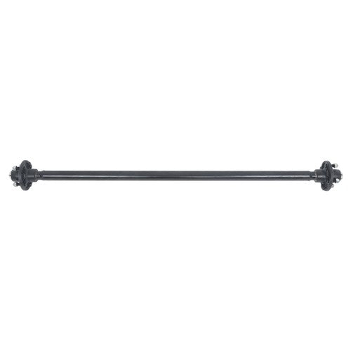 Solid Spare (with U-Bolt Kit) Trailer Axle 4 lug-4" Idler 58" Hub Face Fit For 2000lbs