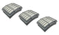 Solid Spare (3) HEPA Post Filter for Shark XHF350 Navigator Lift-Away Vacuums NV350 - NV370