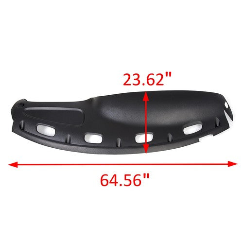 Solid Spare Black Dash Bezel Dashboard Cover For 98-2001 Ram 1500 & 1998-2002 Ram 2500 3500