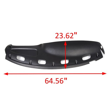 Solid Spare Black Dash Bezel Dashboard Cover For 98-2001 Ram 1500 & 1998-2002 Ram 2500 3500