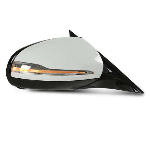 Solid Spare Fit For 16-2020 Mercedes Benz W213 E Class White Right Side Mirror w/ Blind Spot
