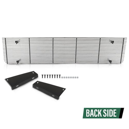 Solid Spare Fit For 73-80 Chevy GMC Blazer C/K Pickup Suburban Silver Billet Grille Insert