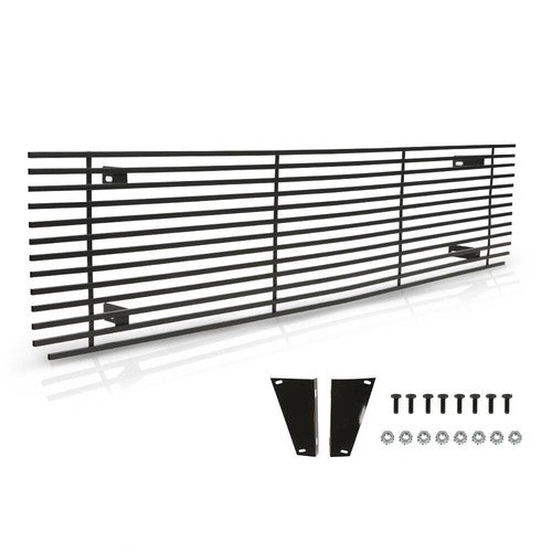 Solid Spare Fit 1973-1980 Chevy GMC Blazer C/K Pickup Suburban Black Billet Grille Insert