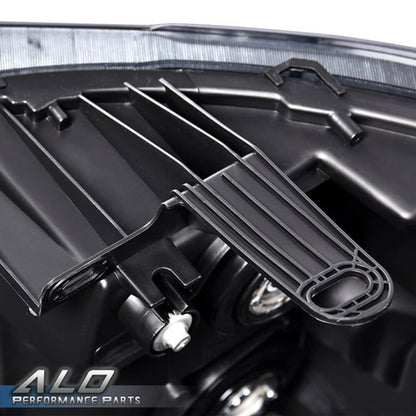 Solid Spare Fit For 07-13 Chevy Silverado 1500/2500/3500 Smoke Lens Black Housing Headlights