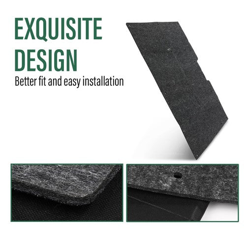 Solid Spare Fit For 1981-1987 Chevrolet GMC Pickup Truck Hood Insulation Pad With Clips