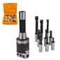 Solid Spare 9 Pcs 1/2" Carbide Boring Bar Set 2" Boring Head R8 Shank For Bridgeport Milling