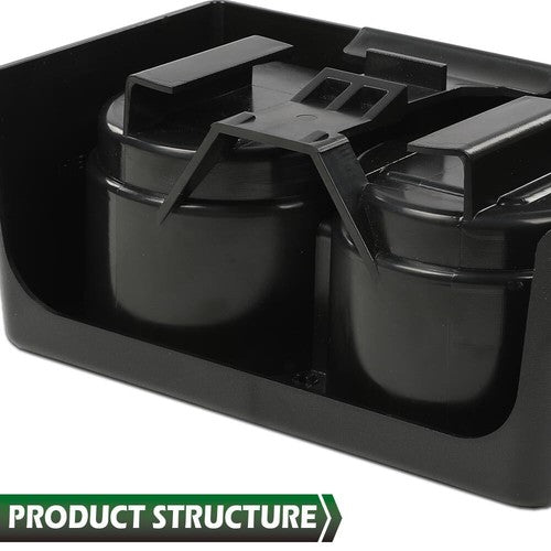 Solid Spare Fit For 04-12 Chevy Colorado GMC Canyon Front Rear Seat Cup Drink Insert Holder