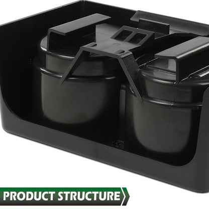 Solid Spare Fit For 04-12 Chevy Colorado GMC Canyon Front Rear Seat Cup Drink Insert Holder
