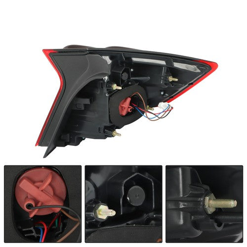 Solid Spare Fit For Hyundai Sonata 2020-2022 Red Left Driver Side Tail Light Brake Lamp LED
