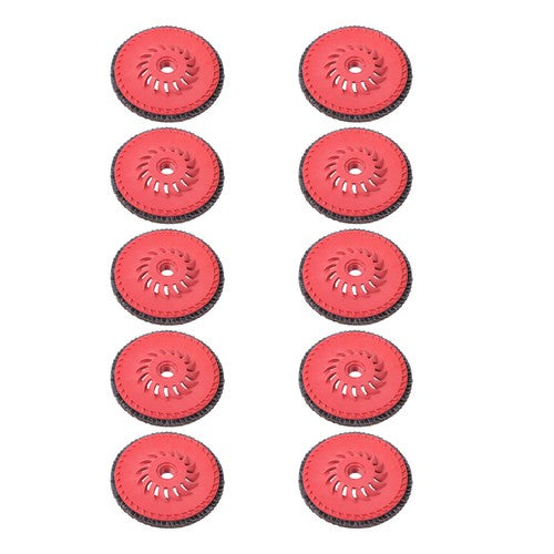 Solid Spare 10 Pcs 60 Grit 4-1/2" x 7/8" Ceramic Grinding Wheel Type 29 Flap Discs