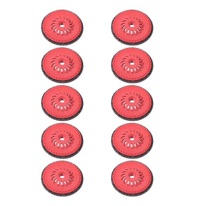 Solid Spare 10 Pcs 60 Grit 4-1/2" x 7/8" Ceramic Grinding Wheel Type 29 Flap Discs
