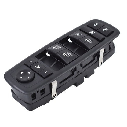 Solid Spare For Jeep Grand Cherokee 2010-2020 Front LH Car Window Switch Black ABS Plastic