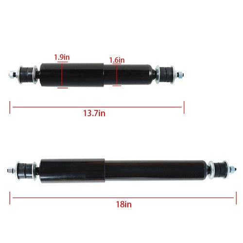 Solid Spare 4× Front Shocks & Rear Shock Absorbers For EZGo TXT Gas/Electric Golf Cart 1994+