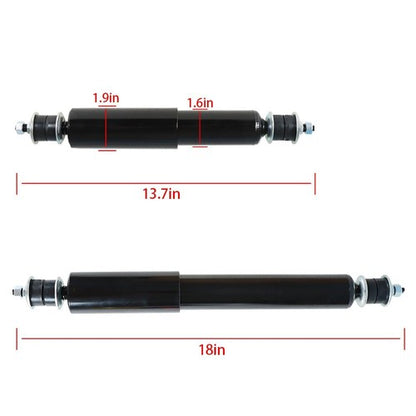 Solid Spare 4× Front Shocks & Rear Shock Absorbers For EZGo TXT Gas/Electric Golf Cart 1994+