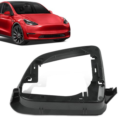 Solid Spare Door Wing Mirror Cover Trim Frame Fit For 2020-2023 Tesla Model Y Right Side