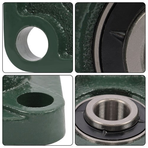 Solid Spare 10pcs UCF202-10 Pillow Block Bearing Self-Aligning Solid Base 4-Bolt 5/8" Bore