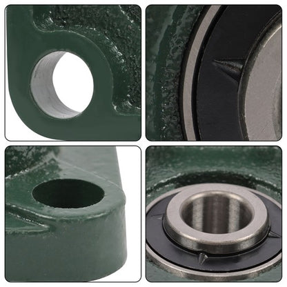 Solid Spare 10pcs UCF202-10 Pillow Block Bearing Self-Aligning Solid Base 4-Bolt 5/8" Bore