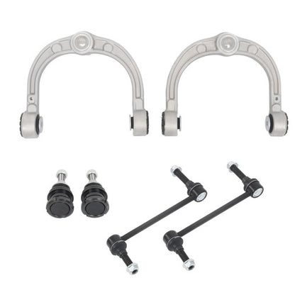 Solid Spare For Mercedes-Benz GL450 ML350 6 pcs Front Upper Control Arm w/ Ball Joint Kit