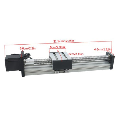 Solid Spare Linear Rail Guide 200mm Ballscrew SFU1605 with NEMA 17 Stepper Motor