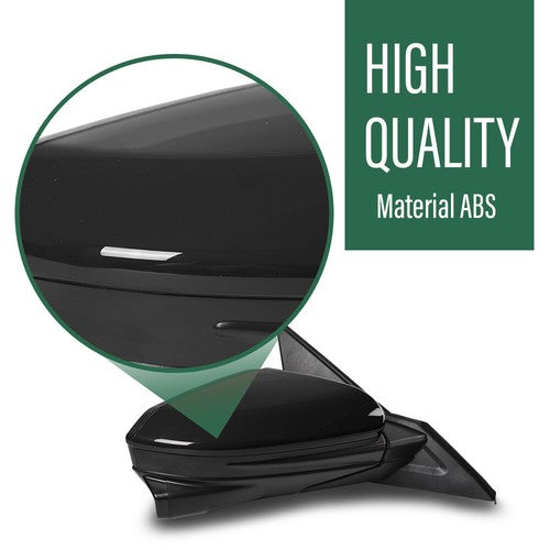 Solid Spare Fit For 16-20 Honda Civic 11 Pin Power Heated View Camera Mirror Passenger Side