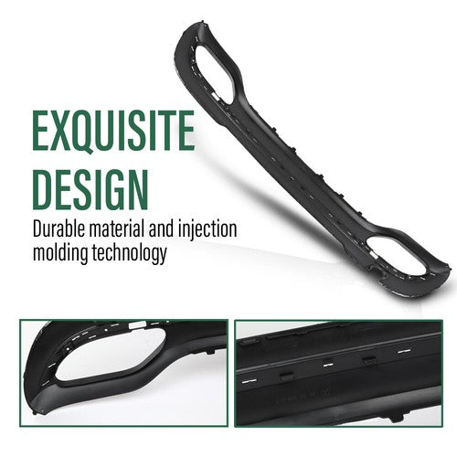 Solid Spare Rear Lower Valance Fit For 2014-2016 Mercedes Benz E-Class with AMG Package