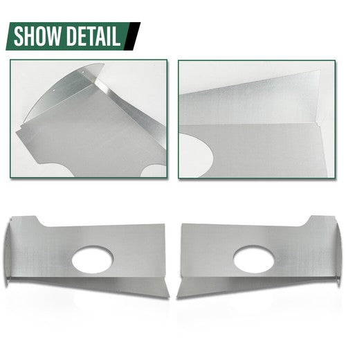 Solid Spare Fit For 1955-1959 Chevy/GMC Big Window Cab Corner 6x9 Speaker Brackets Pair