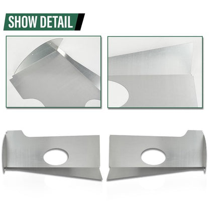Solid Spare Fit For 1955-1959 Chevy/GMC Big Window Cab Corner 6x9 Speaker Brackets Pair
