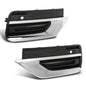 Solid Spare Fit For 2020-2024 Volvo XC90 Front Bumper Insert Fog Light Cover Left+Right