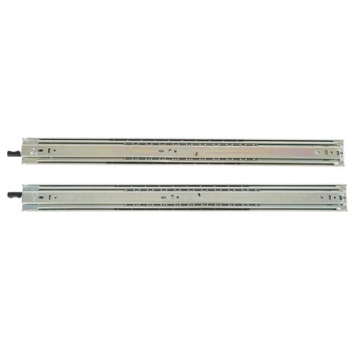 Solid Spare 1 Pair 24 Inch Locking Drawer Slides Full Extension & Lock 150lbs Capacity